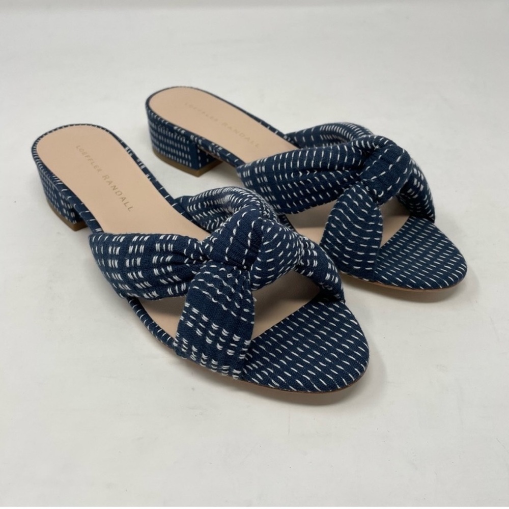 Loeffler Randall Womens Elsie Block Heel Slide Sandal - 7.5